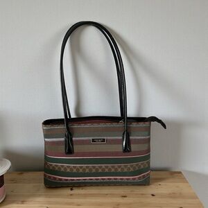 KATE SPADE Multicolor Striped Purse. Excellent condition. $45.